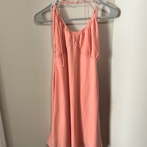 Abercrombie & Fitch Coral Halter Dress